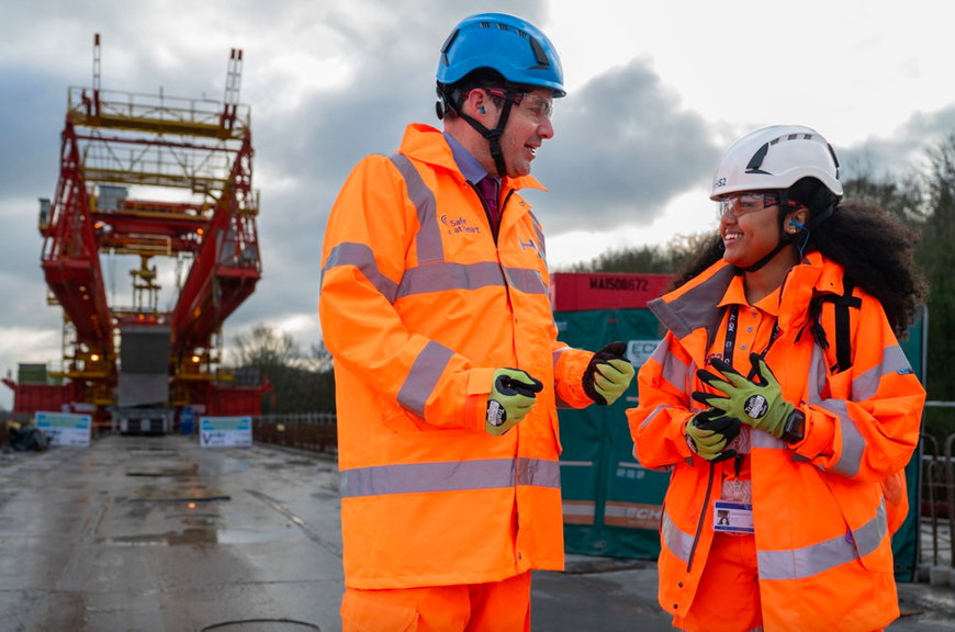 HS2: FIRST STEPS ON UK’S LONGEST RAILWAY BRIDGE